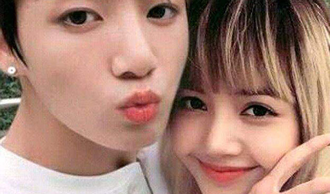 Foto Lisa Dan Jungkook Asli