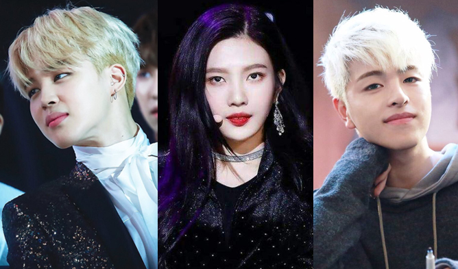 6 K Pop Idols That Look Amazing In Both Blonde And Black Hair