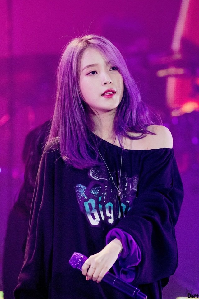 Iu Kicks Off Love Poem Concert In Gwangju With Freshly Dyed Purple Hair Up Station Malaysia - iu roblox id