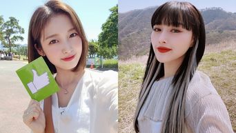 Lovelyz Hides Their New Hair Colour With An Interesting Method  - 2