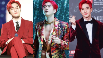 8 K Pop Male Idols Who Look Handsome In Purple Hair  Part 1   - 54