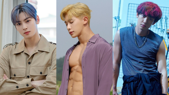 8 K-Pop Male Idols Who Look Handsome In Purple Hair (Part 1) - Kpopmap