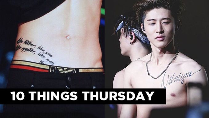 10 Things Deep Meanings Behind K Pop Idols Tattoos Kpopmap