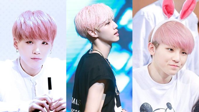 22 K-Pop Idols Boys Who are Pretty in Pink Hair - Kpopmap