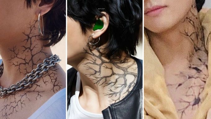 Made In Korea Trendy And Fashionable Hangeul Tattoo Stickers Kpopmap