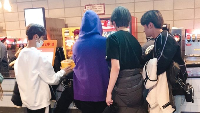 X1 s Lee HanGyul  Kang MinHee  Son DongPyo And Nam DoHyon Spotted In A Cinema - 52