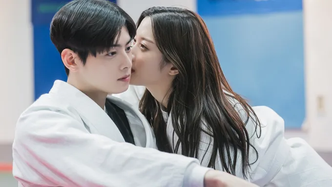 Best 12 Heart Fluttering Scenes Of Astros Cha Eunwoo And Moon Gayoung In