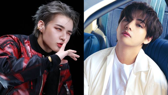 10 Male K Pop Idols In Light Coloured Lenses Vs  Dark Coloured Lenses - 60