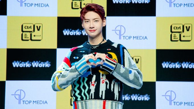 UP10TION s Lee JinHyuk Put In  Work Work  At The Comeback Showcase For His 4th Mini Album  Ctrl V  - 32