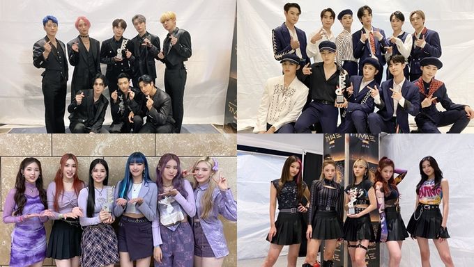 K Pop Idols Took The Stage Of The 2021 TMA The Fact Music Awards - 95