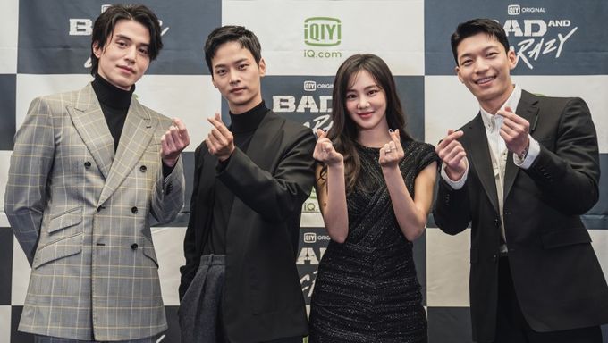 Lee DongWook  Wi HaJun  Han JiEun And Cha HakYeon  VIXX s N  Show Unbeatable Chemistry During Press Conference For  Bad And Crazy  - 52