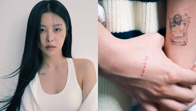 Tattoo Meaning  MAMAMOO WheeIn s Ggomo Hand Tattoo And Perfume Bottle Arm Tattoo - 73