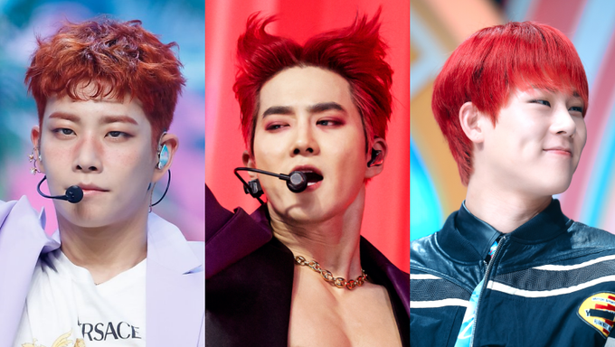8 Male K-Pop Idols Who Look Flaming Hot In Red Hair (Part 1) - Kpopmap