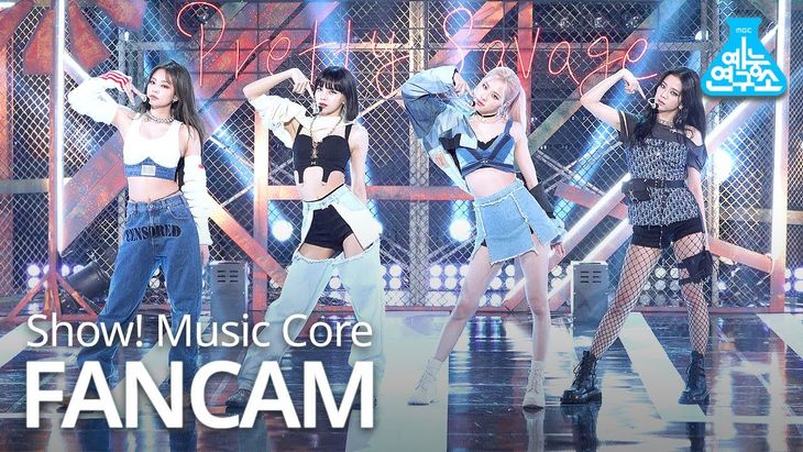 BLACKPINK FanCam &#8211; &#8216;Pretty Savage&#8217; @Show!MusicCore