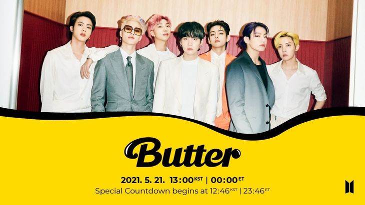 BTS (방탄소년단) 'Butter' Official MV - YouTube