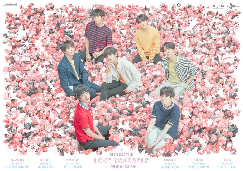 BTS World Tour “LOVE YOURSELF: SPEAK YOURSELF”: Cities And Ticket Details