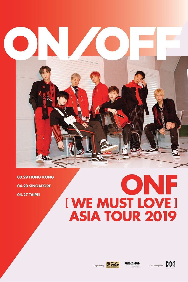 ONF [We Must Love] Asia Tour 2019: Cities And Ticket Details