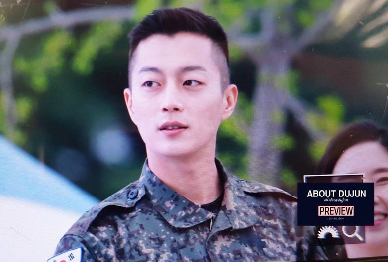 HIGHLIGHT's DooJoon Is All Smiles During Recent Military Event