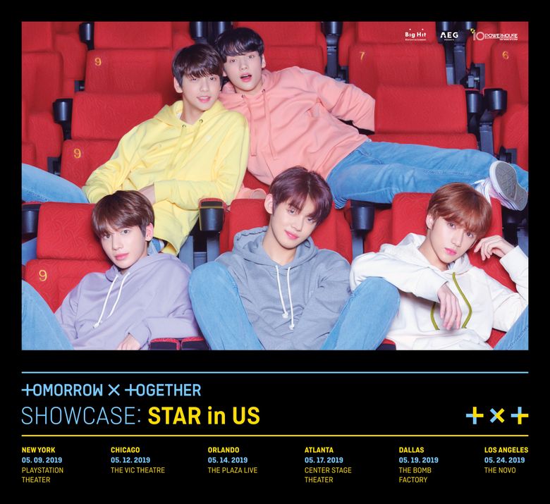 TOMORROW X TOGETHER SHOWCASE (TXT) – STAR in US: Cities And Ticket Details