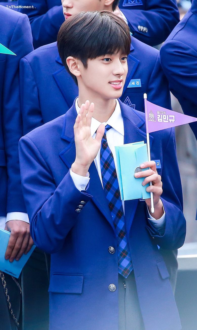 Produce X 101 Kim MinGyu Looks Like A Mix Of NU'EST MinHyun