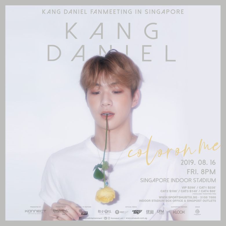 Kang Daniel “Color On Me” Fanmeeting Tour: Cities And Ticket Details