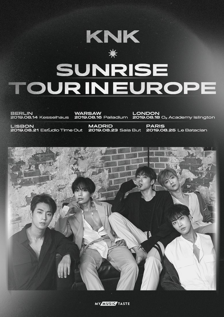 KNK Sunrise Tour In Europe: Cities And Ticket Details