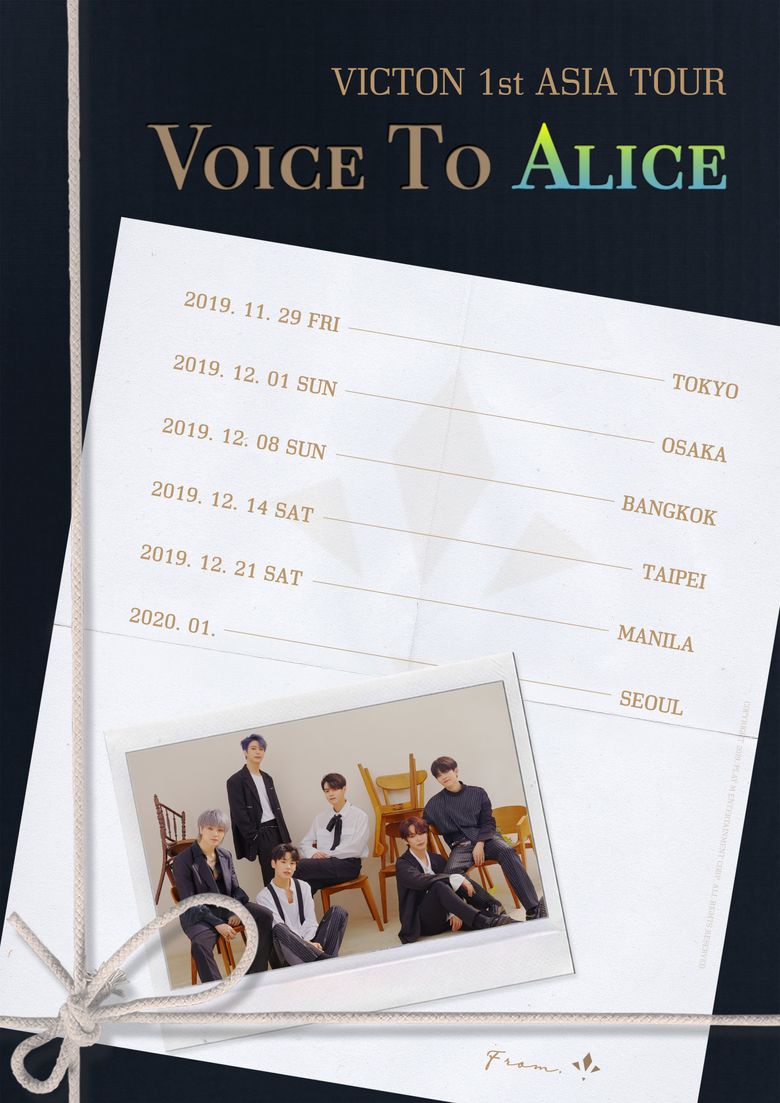 VICTON 1st ASIA TOUR [VOICE TO ALICE]: Cities And Ticket Details