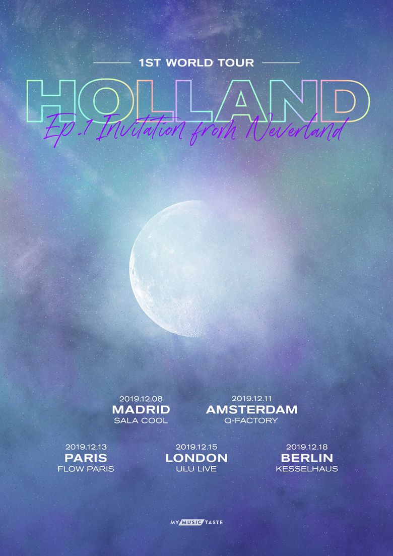 Holland 1st World Tour “Ep.1: Invitation From Neverland” In Europe: Cities And Ticket Details