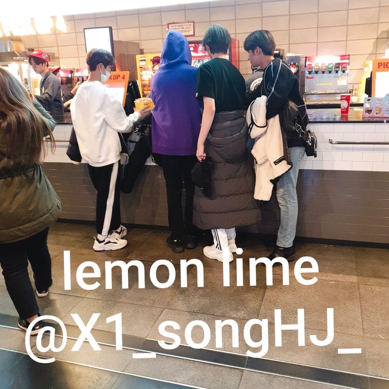 X1 s Lee HanGyul  Kang MinHee  Son DongPyo And Nam DoHyon Spotted In A Cinema - 59