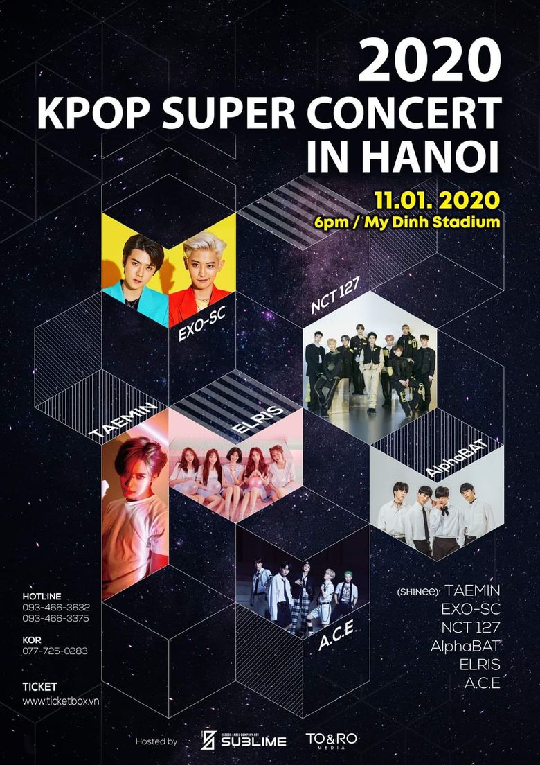  2020 K-Pop Super Concert In Hanoi: Lineup