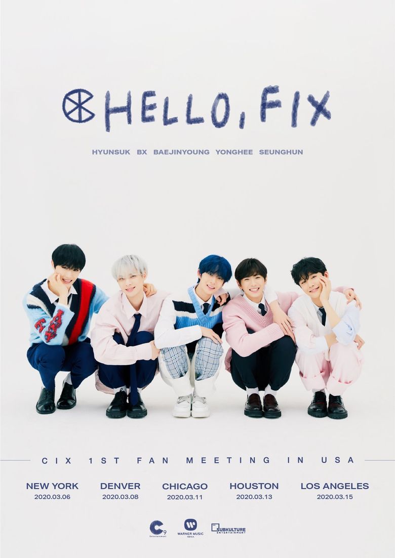 CIX 1st Fan Meeting Tour 2020 “Hello, FIX”: Cities And Ticket Details