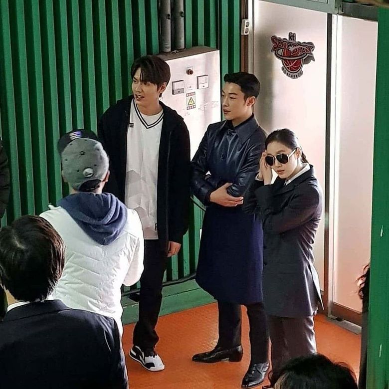 Lee MinHo  Kim GoEun    Woo DoHwan Spotted Filming For  The King  The Eternal Monarch   - 59