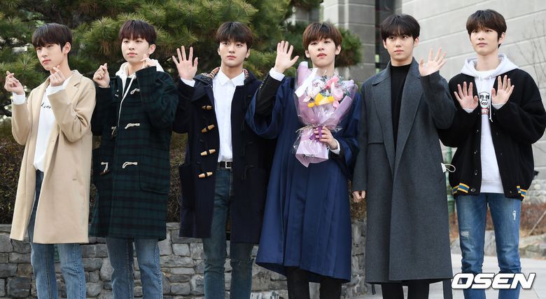 Woollim Boys Gather And Attend High School Graduation Of Kim DongYun