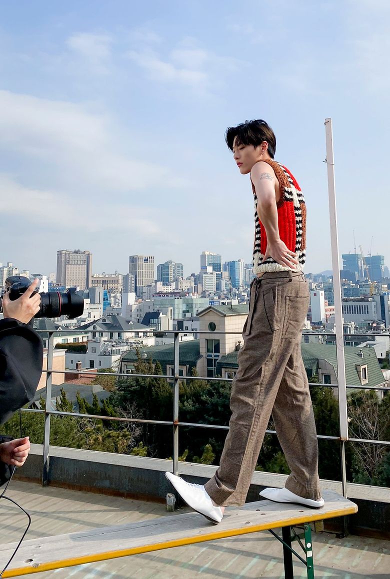 Cho SeungYoun For DAZED Korea Magazine PhotoShoot Behind-the-Scene – Part2