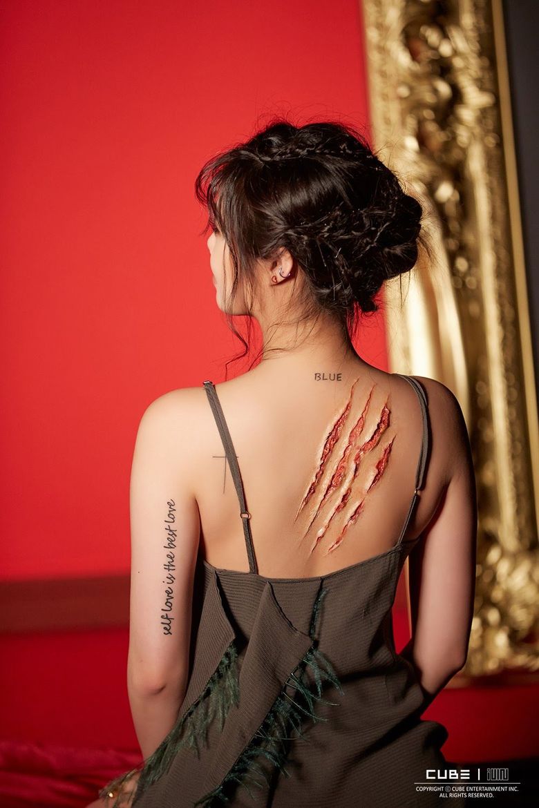 (G)I-DLE SooJin’s Lovely Tattoos