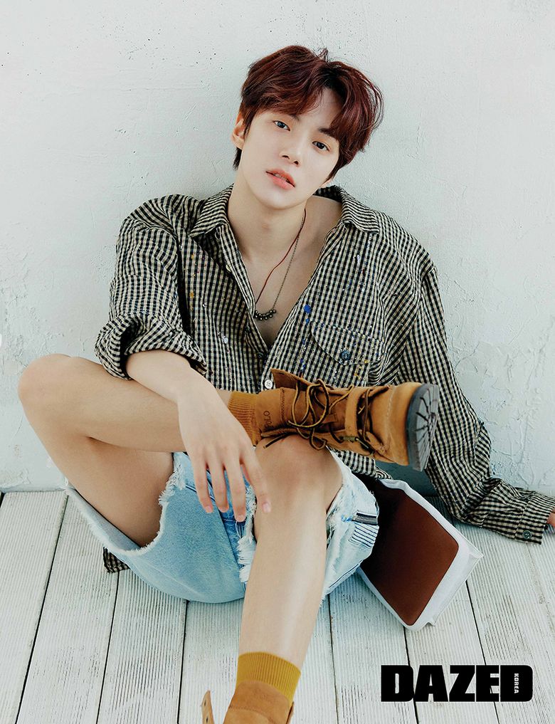 MONSTA X's MinHyuk For DAZED Korea Magazine July Issue