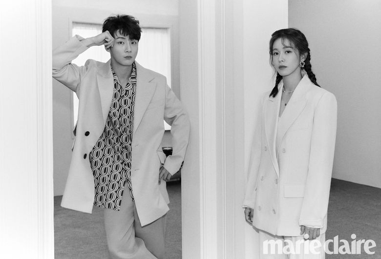 Yoon ShiYoon & Kyung SooJin For Marie Claire Magazine August Issue