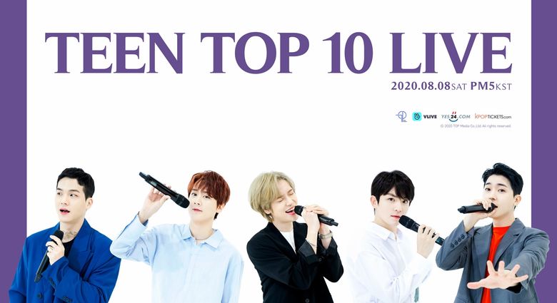 TEEN TOP 10 LIVE : Live Stream And Ticket Details