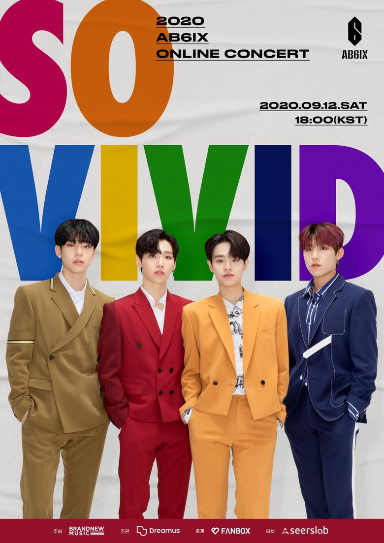  2020 AB6IX Online Concert “SO VIVID”: Live Stream And Ticket Details