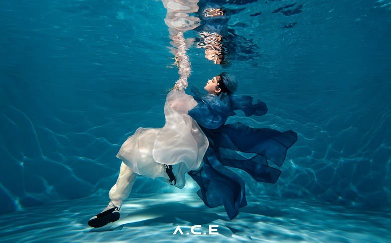 A C E s Jun   Chan Stun With Beautiful Underwater Pictures With Hanbok For  HJZM  The Butterfly Phantasy   - 93