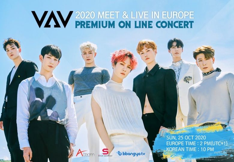 “VAV 2020 MEET&LIVE In Europe And Japan” Online Concert : Live Stream And Ticket Details