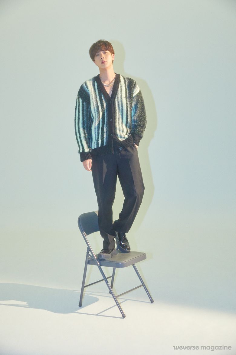 BTS's Jin For weverse Magazine Photoshoot