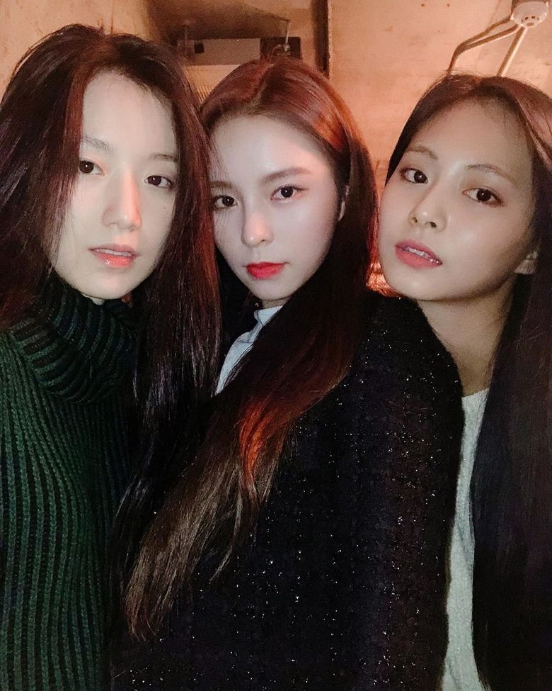 Netizens Take A Closer Look At Friendship Between TWICE's Tzuyu, CLC's Elkie And (G)I-DLE's ShuHua