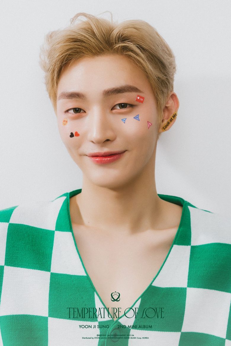 Yoon JiSung Is Cutely Covered In Stickers For Upcoming Comeback  Temperature Of Love   - 83