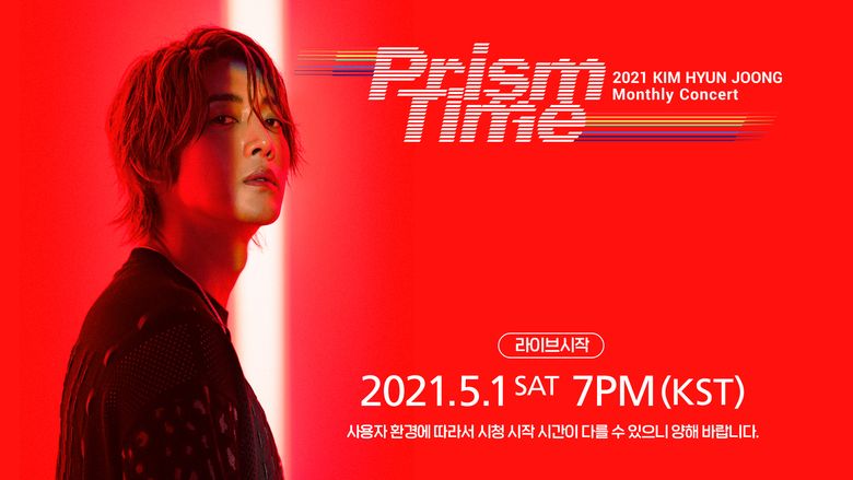 2021 KIM HYUNJOONG Monthly Concert  Prism Time   Live Stream And Ticket Details  - 52