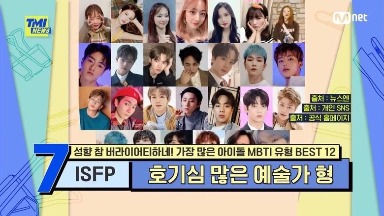 Top 12 MBTI With The Highest Amount Of K Pop Idols  - 32