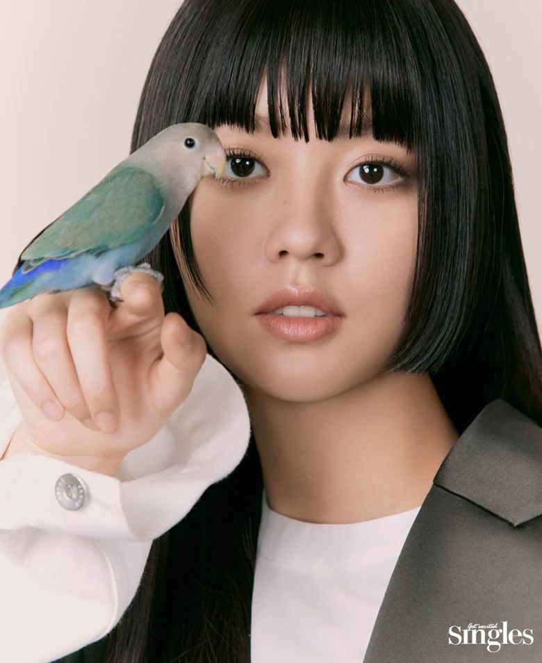 Kim SoHyun For SINGLES Magazine April Issue