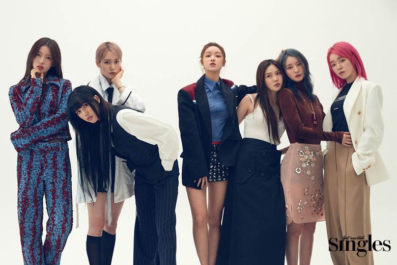 OH MY GIRL For SINGLES Magazine June Issue