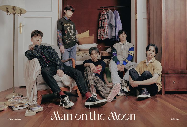 N.Flying 1st Album "Man On The Moon" Jacket Poster