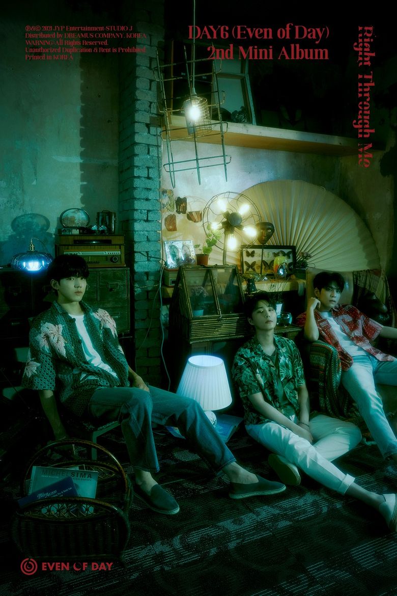 DAY6 (Even Of Day) "Right Through Me" Concept Photo